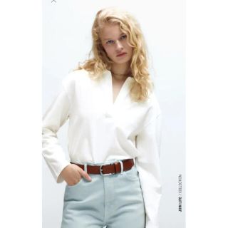 ザラ(ZARA)のZARA 長袖ポロシャツ(ポロシャツ)