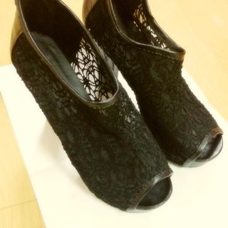 レースブーティ♡Black(ブーツ)