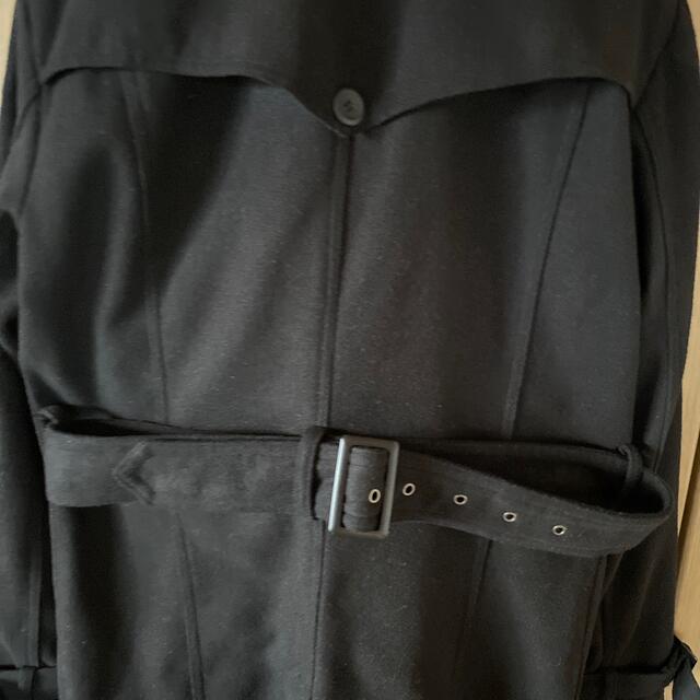 ✨値下げ✨【エヌ・ジー】ブラックコート　L メンズのジャケット/アウター(チェスターコート)の商品写真