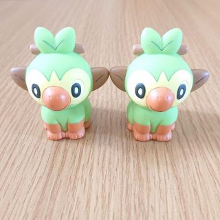 ポケモン　サルノリ　ミニフィギュア　2個セット(キャラクターグッズ)