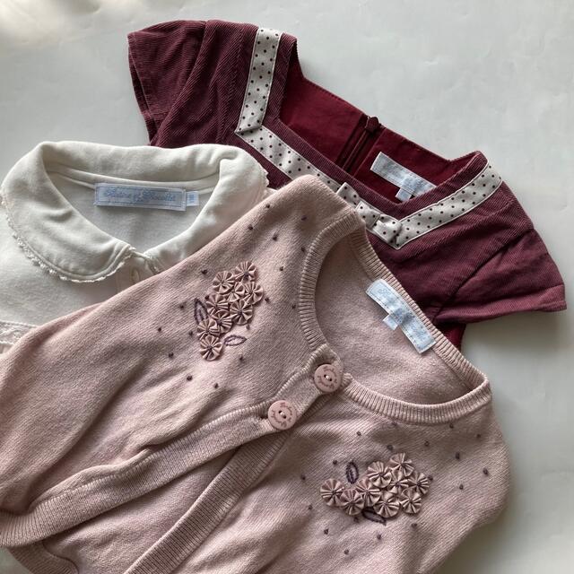 BeBe(ベベ)の美品　べべ　3点セット　110 バラ売り可 キッズ/ベビー/マタニティのキッズ服女の子用(90cm~)(ドレス/フォーマル)の商品写真