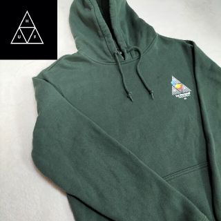 ハフ(HUF)のHUF huf  ハフ　緑　古着　プルオーバー　パーカー　メンズ　M(パーカー)