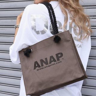 アナップ(ANAP)のアナップ　トートバッグ　ボックストート　新品未使用　タグ付(トートバッグ)