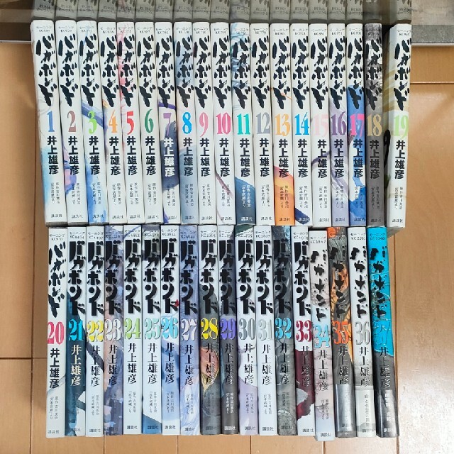 講談社(コウダンシャ)のバカボンド　1巻～37巻 既刊 全巻セット エンタメ/ホビーの漫画(全巻セット)の商品写真