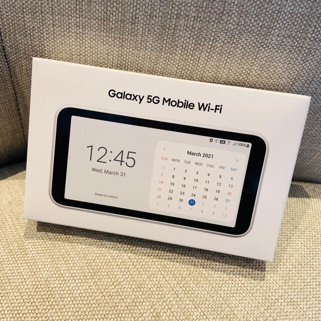 Galaxy 5G Mobile Wi-Fi SCR01SWU ホワイト - PC/タブレット