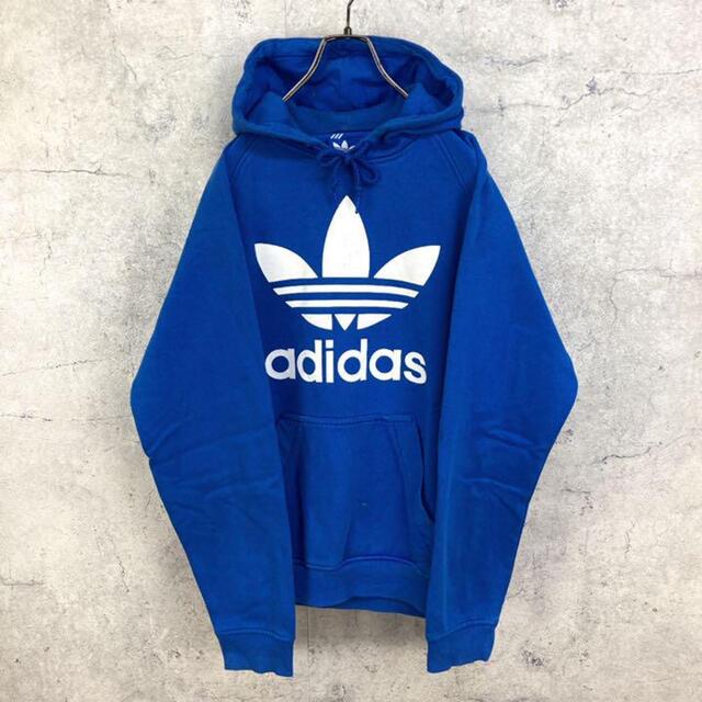 adidas(アディダス)の希少 90s アディダス パーカー トレフォイルロゴ メンズのトップス(パーカー)の商品写真