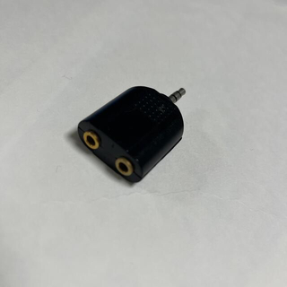 3.5mm ステレオミニプラグ 2分岐変換プラグアダプタ オーディオ分岐(ヘッドフォン/イヤフォン)