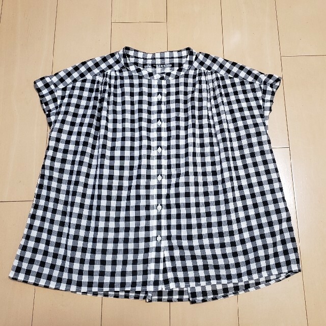 MUJI (無印良品)(ムジルシリョウヒン)の【無印良品】XS-S/洗いざらしフレンチスリーブブラウス レディースのトップス(シャツ/ブラウス(半袖/袖なし))の商品写真