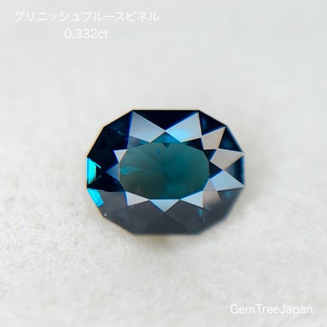 ????スピネルらしくないレアカラー✨ティールブルースピネル0.332ct