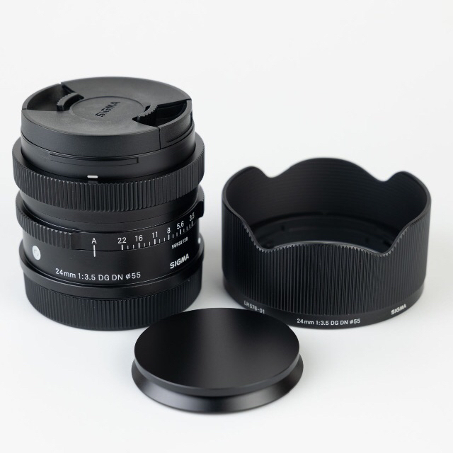 SIGMA 24mm F3.5 DG DN Lマウント 美品 - レンズ(単焦点)