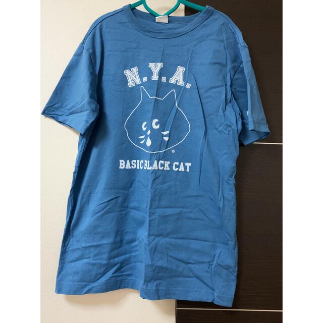 Ne-net(ネネット)のにゃー Né-net チャンピオンコラボTシャツ Lサイズ USED メンズのトップス(Tシャツ/カットソー(半袖/袖なし))の商品写真