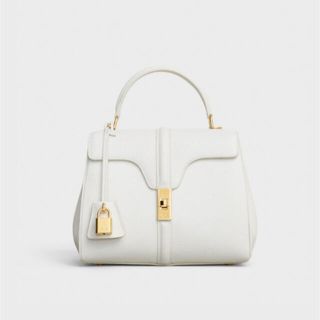 セリーヌ(celine)のCELINE セリーヌ　セーズ16 スモール　ホワイト　白(ショルダーバッグ)