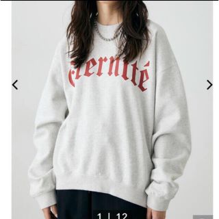 マウジー(moussy)のかとし色違い着用♡MOUSSY ETERNITE プルオーバー♡今季新作完売新品(トレーナー/スウェット)