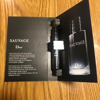 ディオール(Dior)のDior  SAUVAGEサンプル、ミニ巾着(香水(男性用))