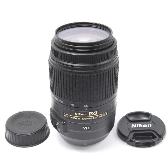 Nikon(ニコン)の✨大迫力の望遠レンズ♪✨ニコン Nikon AF-S DX 55-300mm スマホ/家電/カメラのカメラ(レンズ(ズーム))の商品写真