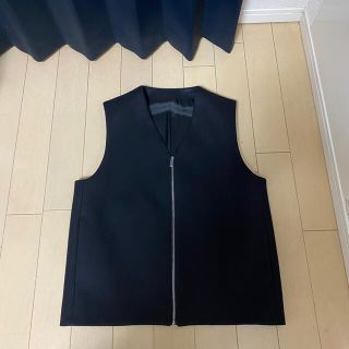 コス(COS)の♪様専用　cos メンズベスト黒　ウールカシミヤ　ジップ(ベスト)