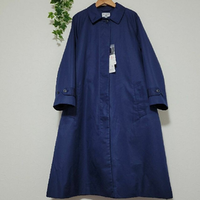 UNIQLO - ユニクロ イネス ステンカラーコート Lサイズ ネイビー UNIQLO - ユニクロ イネス ステンカラーコート Lサイズ ネイビー