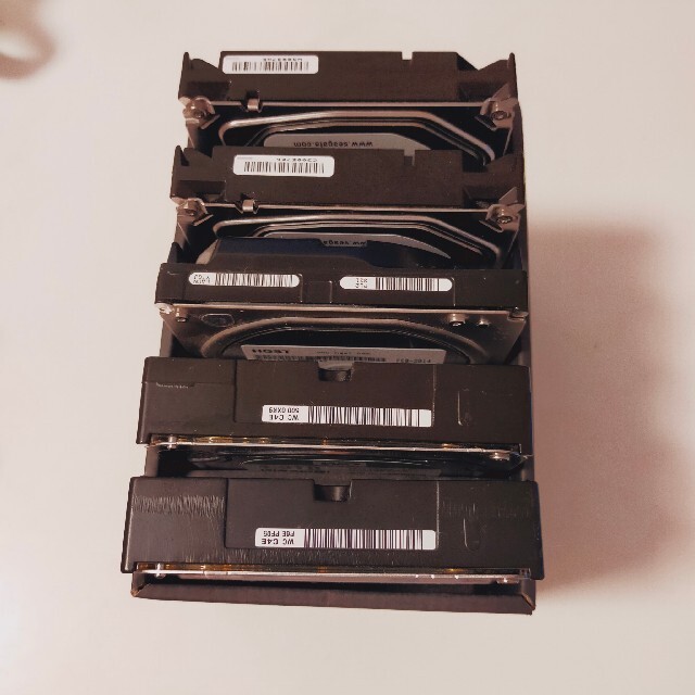 4TBHDD】ハードディスク5個セット 4TBHDD】ハードディスク5個セット