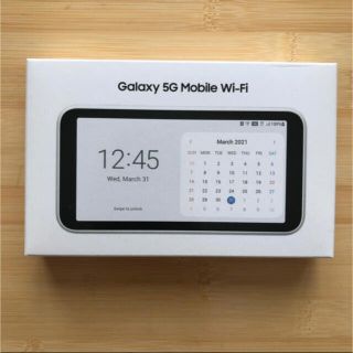 サムスン(SAMSUNG)のSAMSUNG Galaxy 5G Mobile Wi-Fi SCR01 au(その他)