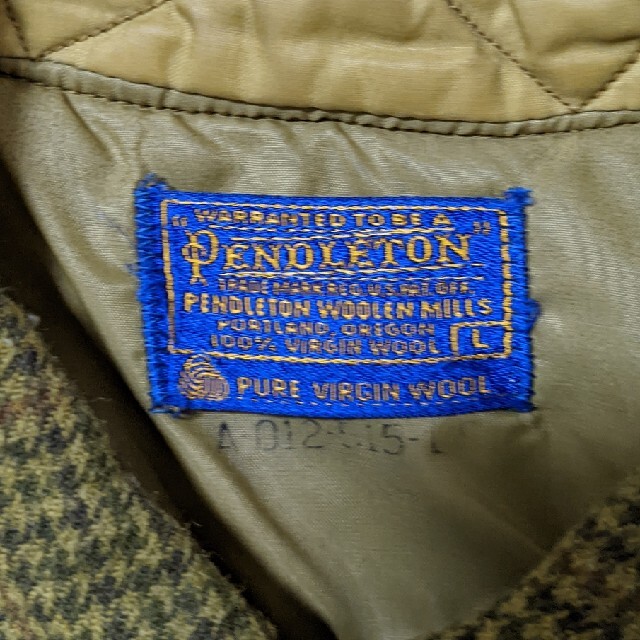 PENDLETON(ペンドルトン)の60s USA製 ペンドルトン ウールチェックシャツ PENDLETON　古着 メンズのトップス(シャツ)の商品写真