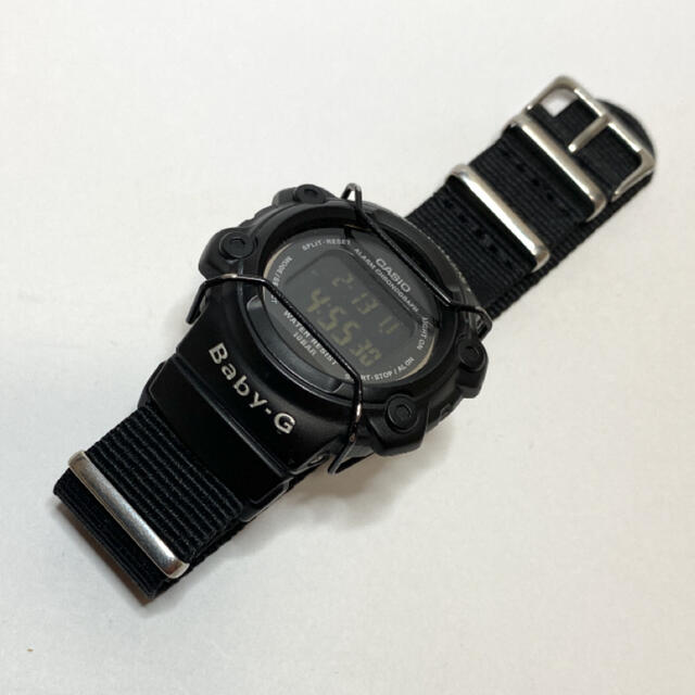 Baby-G(ベビージー)のBaby-G BG-119 ホログラム 新品NATOベルト メンズの時計(腕時計(デジタル))の商品写真