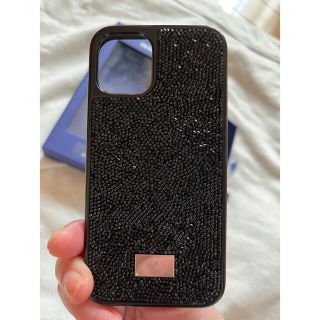 スワロフスキー(SWAROVSKI)の【値下げ】iPhone 12miniスワロフスキーケース(iPhoneケース)