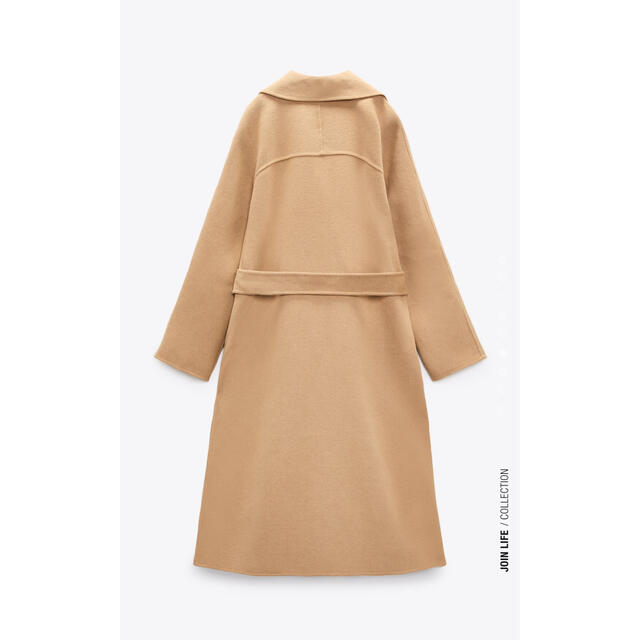 ベルテッド ZARA ロングコート M ガウンコートの通販 by bbbi's shop｜ザラならラクマ - 今期完売 限定品 ベルテッド