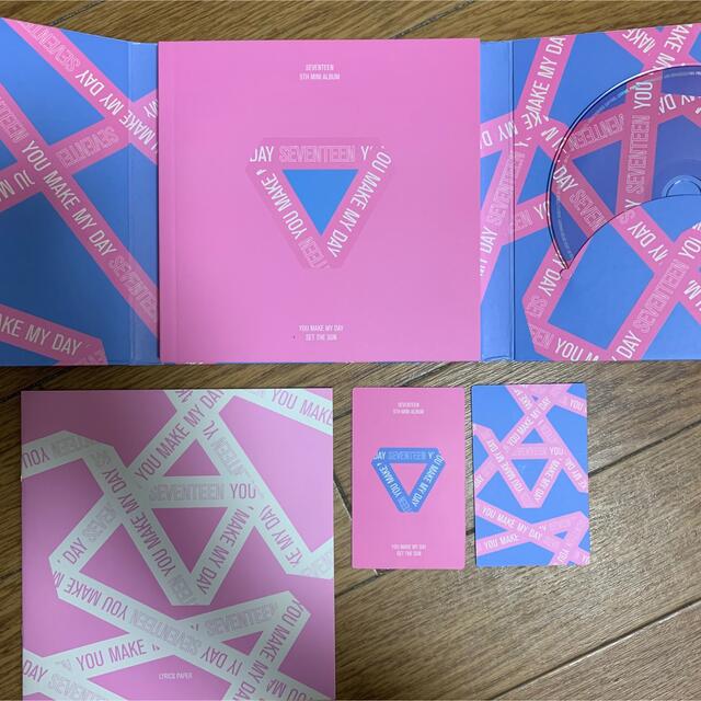 SEVENTEEN(セブンティーン)のYOU MAKE MY DAY 3種セット エンタメ/ホビーのCD(K-POP/アジア)の商品写真