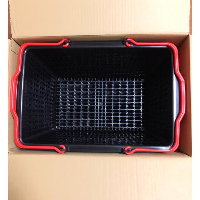 スナップオン ショッピング バスケット 買い物カゴ 黒/赤1個 スナップオン ショッピング バスケット 買い物カゴ 黒/赤1個