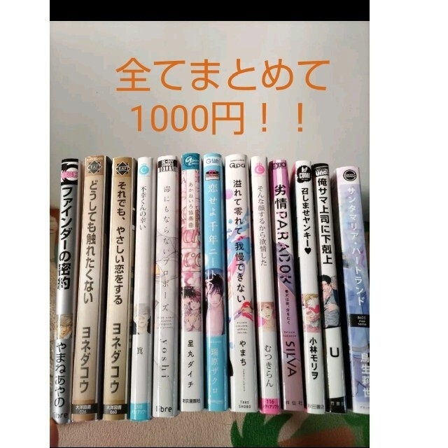 【バラは4冊〜、送料込に変更可(金額変動有り)】やまち 他先生13冊セット(2) | フリマアプリ ラクマ
