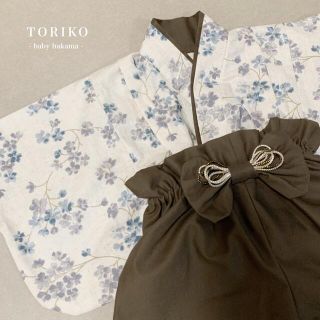 【MISA様専用】60-70cm ベビー袴(和服/着物)