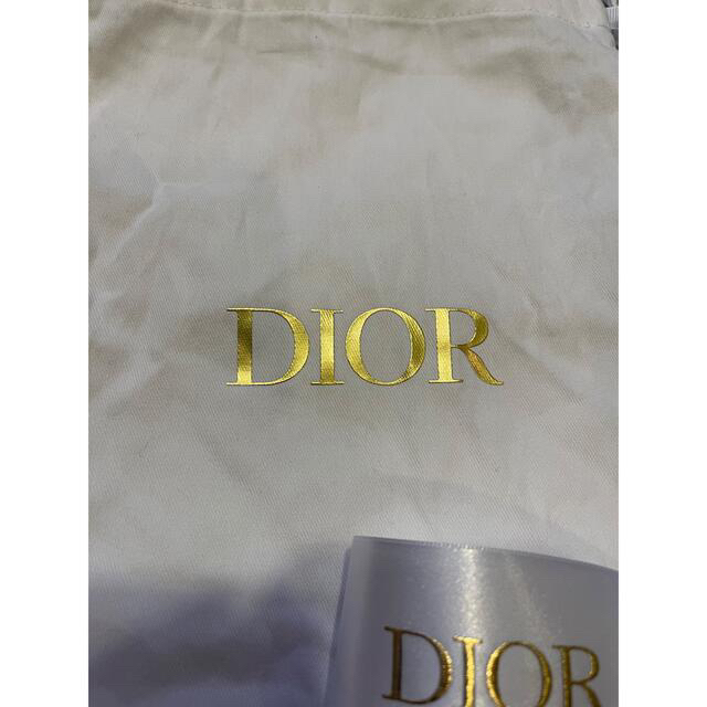 Christian Dior(クリスチャンディオール)のえりり様専用　DIOR 保存袋2枚　リボンセット　保存袋 レディースのバッグ(ショップ袋)の商品写真