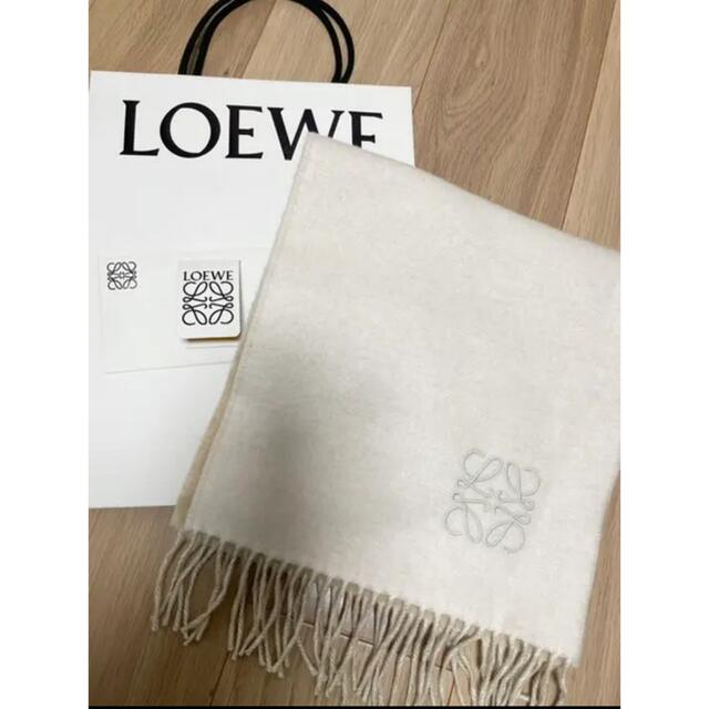 LOEWE - LOEWE バイカラースカーフ ウール&カシミヤ マフラーの通販 by ...