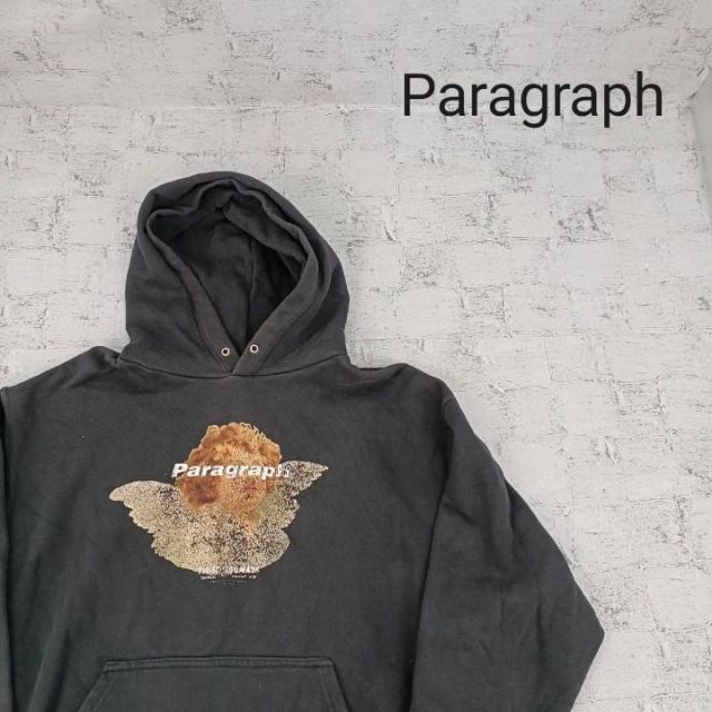 Paragraph パラグラフ プルオーバーパーカー 【国内在庫】 3750円引き パラグラフ ニットロゴパーカー