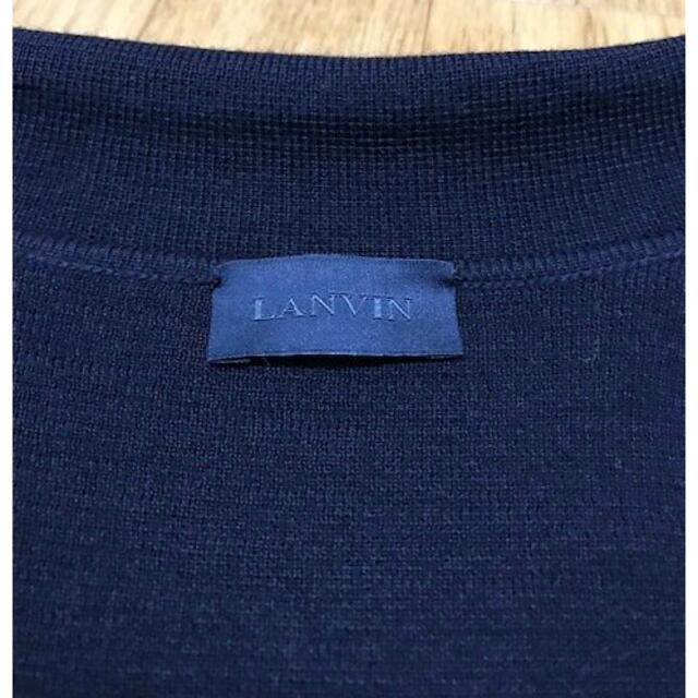 LANVIN(ランバン)のLANVIN ジャケット ランバン ランヴァン カーディガン ネイビー メンズのジャケット/アウター(テーラードジャケット)の商品写真