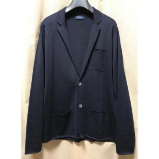 ランバン(LANVIN)のLANVIN ジャケット ランバン ランヴァン カーディガン ネイビー(テーラードジャケット)