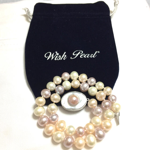 WISH Pearl マビーパール　9mm. 淡水パールネックレス