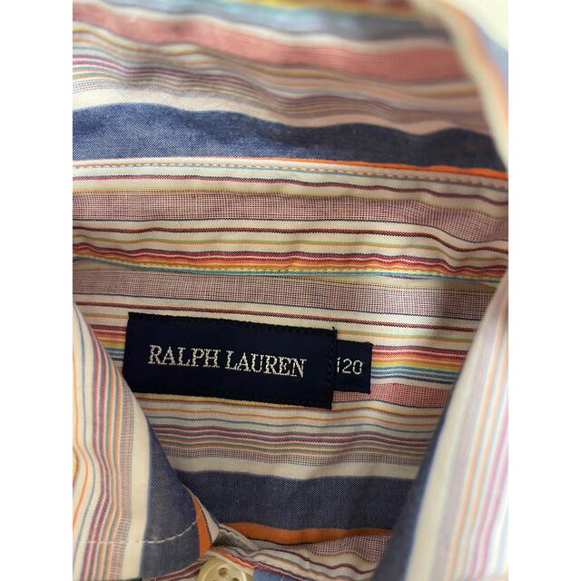 Ralph Lauren(ラルフローレン)の美品！ラルフローレン　シャツ キッズ/ベビー/マタニティのキッズ服男の子用(90cm~)(ブラウス)の商品写真