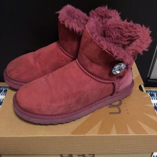 アグ(UGG)のUGG ピンク　ムートンブーツ(ブーツ)