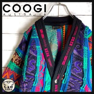 クージー(COOGI)の【両面柄違い】クージー☆立体3D編み総柄ニット　即完売　入手困難　希少カラー美品(ニット/セーター)