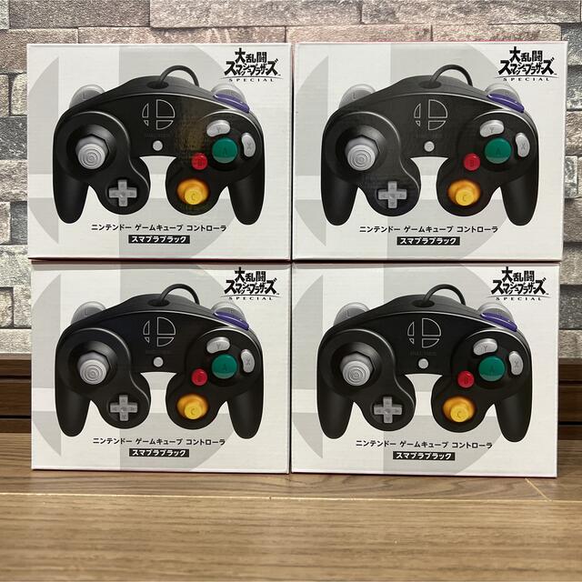 新品】4個セット 任天堂 ゲームキューブコントローラー スマブラBK ...