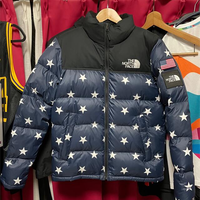 The North  Face 星条旗ヌプシジャケット 限定 星柄