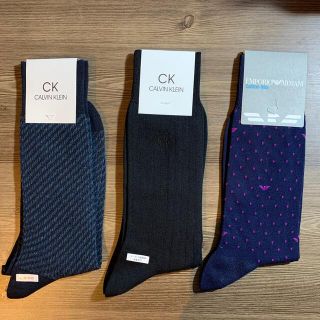 カルバンクライン(Calvin Klein)のビジネスソックス3足セット　25〜27cm(ソックス)