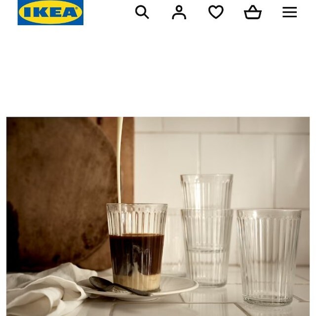 IKEA(イケア)のIKEA コップ6個 お皿6枚 セット インテリア/住まい/日用品のキッチン/食器(食器)の商品写真