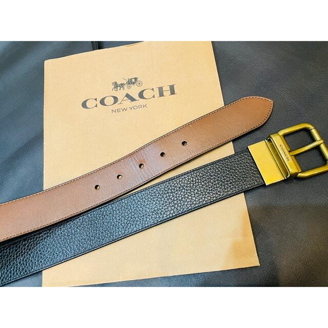 COACH(コーチ)のCOACH リバーシブル レザーベルト 2way メンズのファッション小物(ベルト)の商品写真