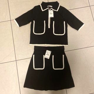 ザラ(ZARA)のZARA ザラ  ニットセットアップ　(ニット/セーター)