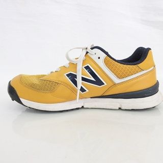 New Balance - NEW BALANCE ゴルフシューズ スパイクレス イエロー ...