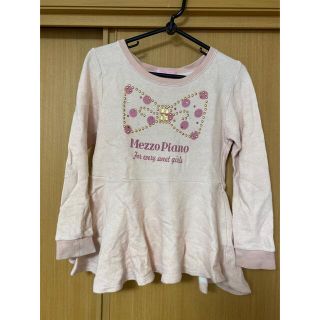 メゾピアノジュニア(mezzo piano junior)の【S】メゾピアノ　mezzo piano カットソー(Tシャツ/カットソー)