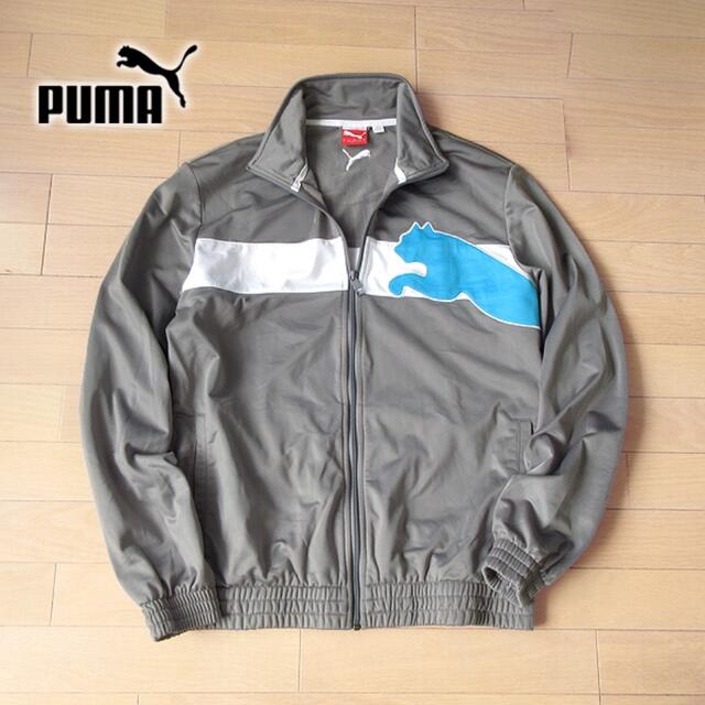 PUMA - 美品 大きめM プーマ PUMA メンズ ジャージ/ジャケット グレーの通販 by チワワクリ's shop｜プーマならラクマ