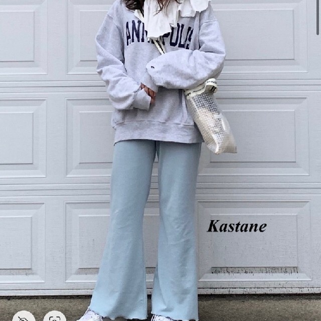 Kastane(カスタネ)の新品 Kastane メロウフレアーパンツ レディースのパンツ(カジュアルパンツ)の商品写真